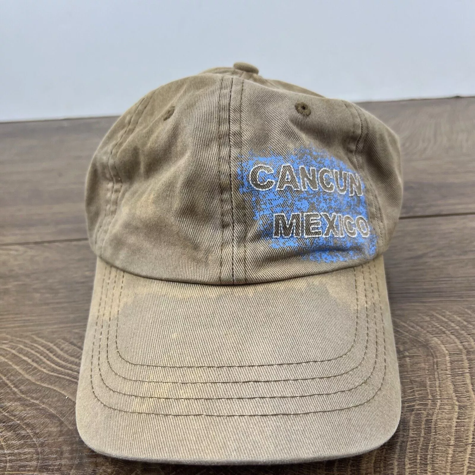 Other Hats Other Cancun Mexico Hat Cancun Cap Hat Brown Cap Adjustable Brown