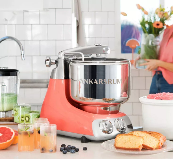 Ankarsrum Coral Crush Gloss Mixer