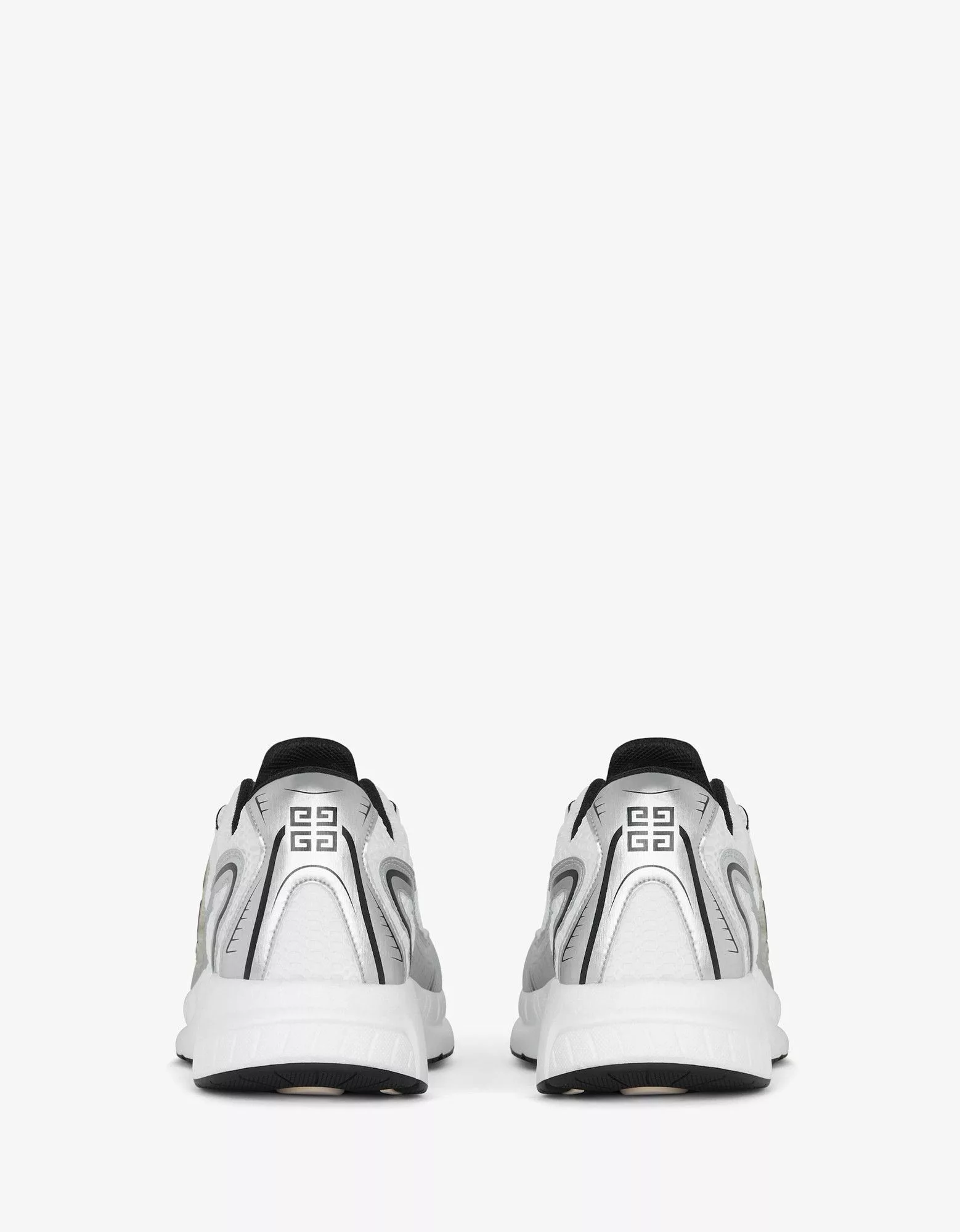 Givenchy Low Top Sneakers Givenchy White and Silver NFNTY-52 Runners