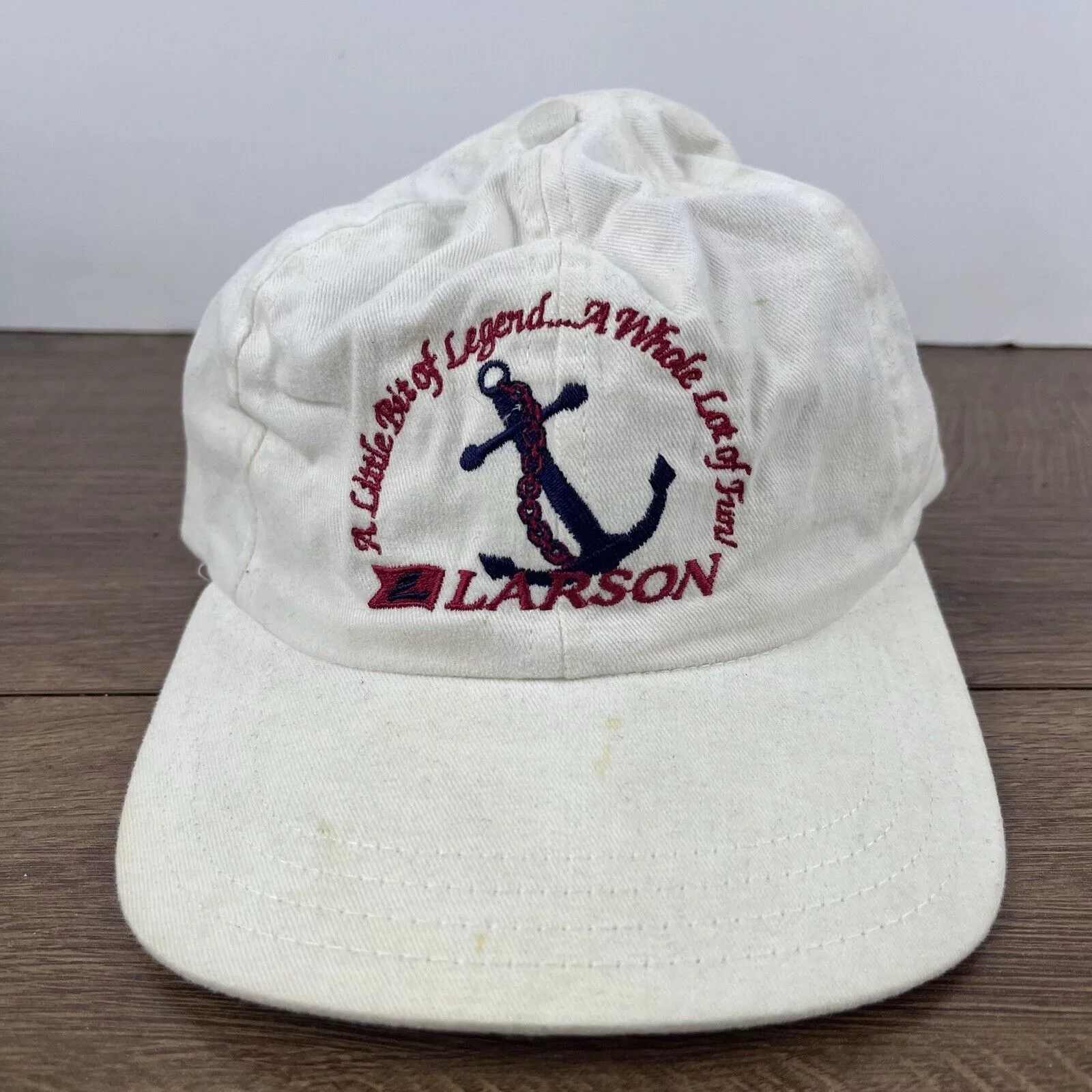 Other Hats Other Larson Hat Larson Adjustable Hat White Hat Adjustable White