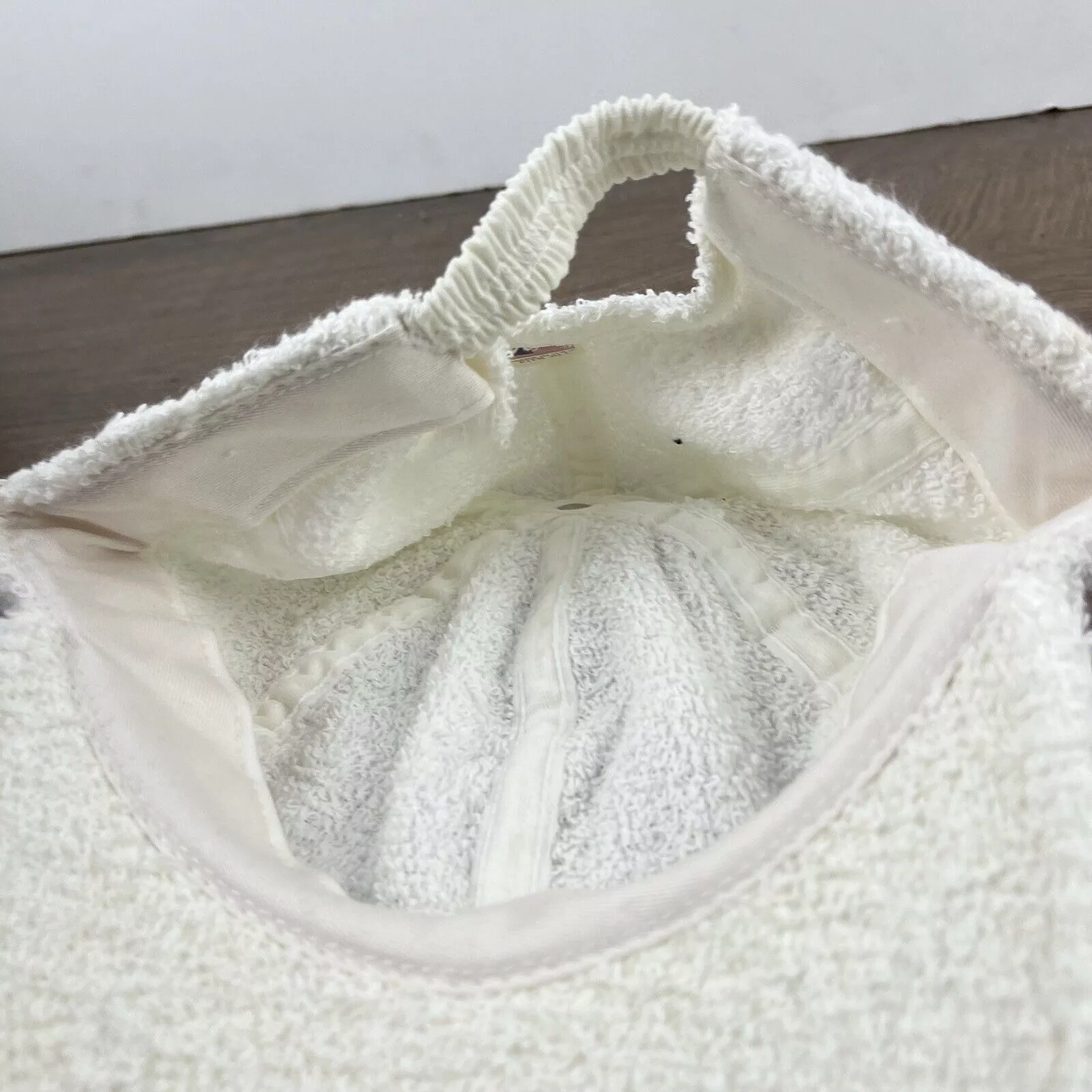 Other Hats Other Terry Cloth White Hat Terry Adjustable Hat White Hat Adjusta