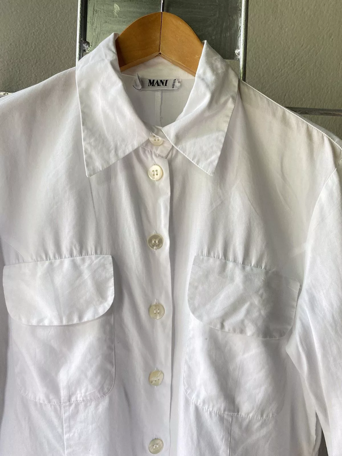 Armani Button Ups Armani Mani white packet shirt