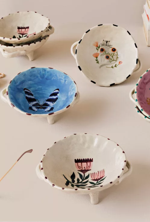 Venus Footed Bowl