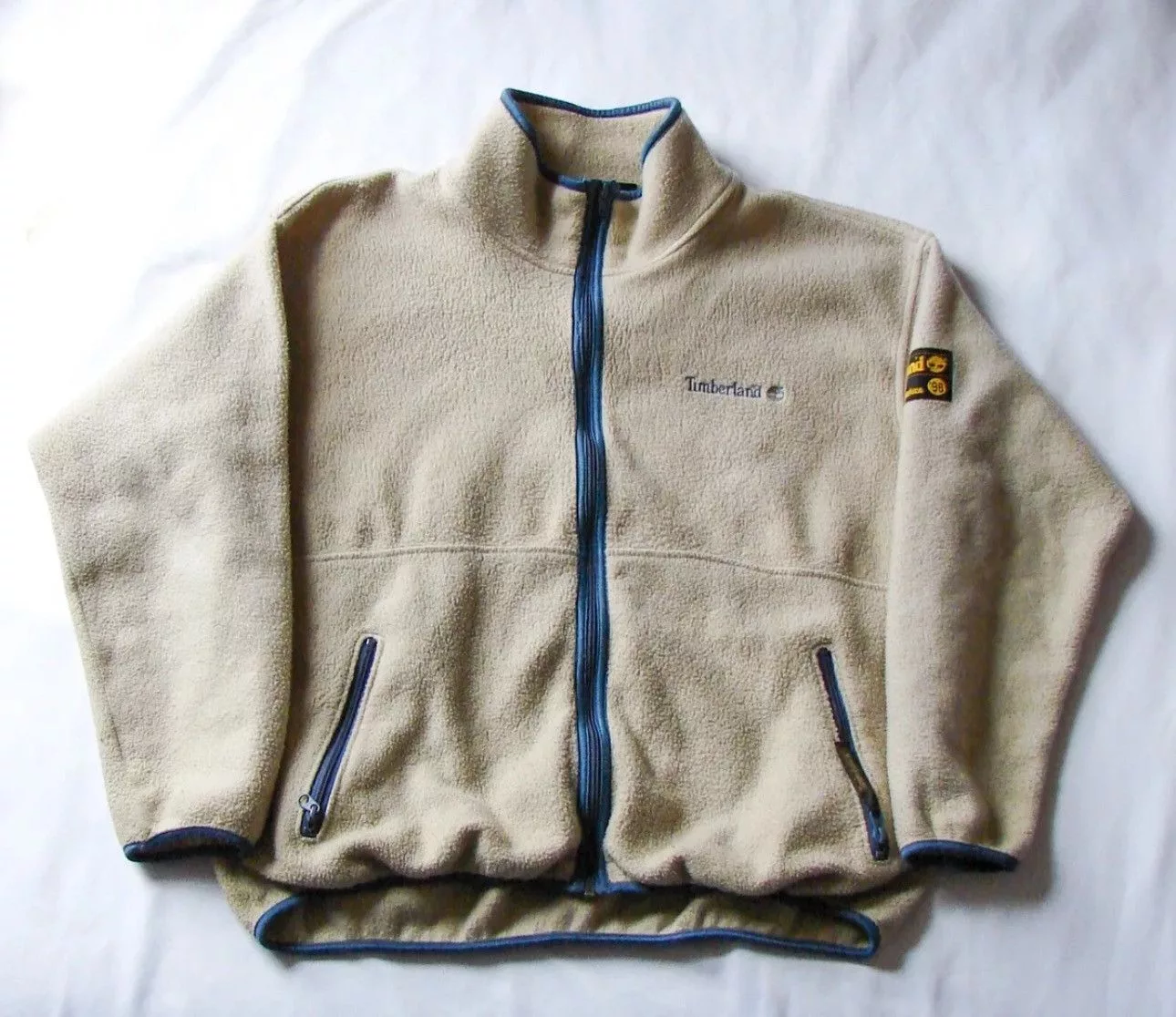 Timberland Sweaters Knitwear Timberland × Vintage Vintage Timberland South America Trek Beige Deep Pile Fleece Brown