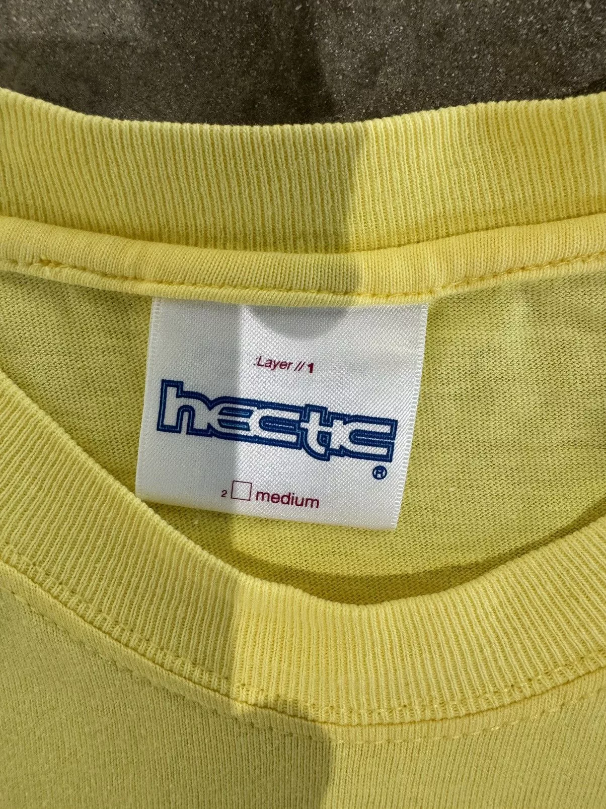Kaws Short Sleeve T Shirts Kaws x Hectic T-Shirt Yellow