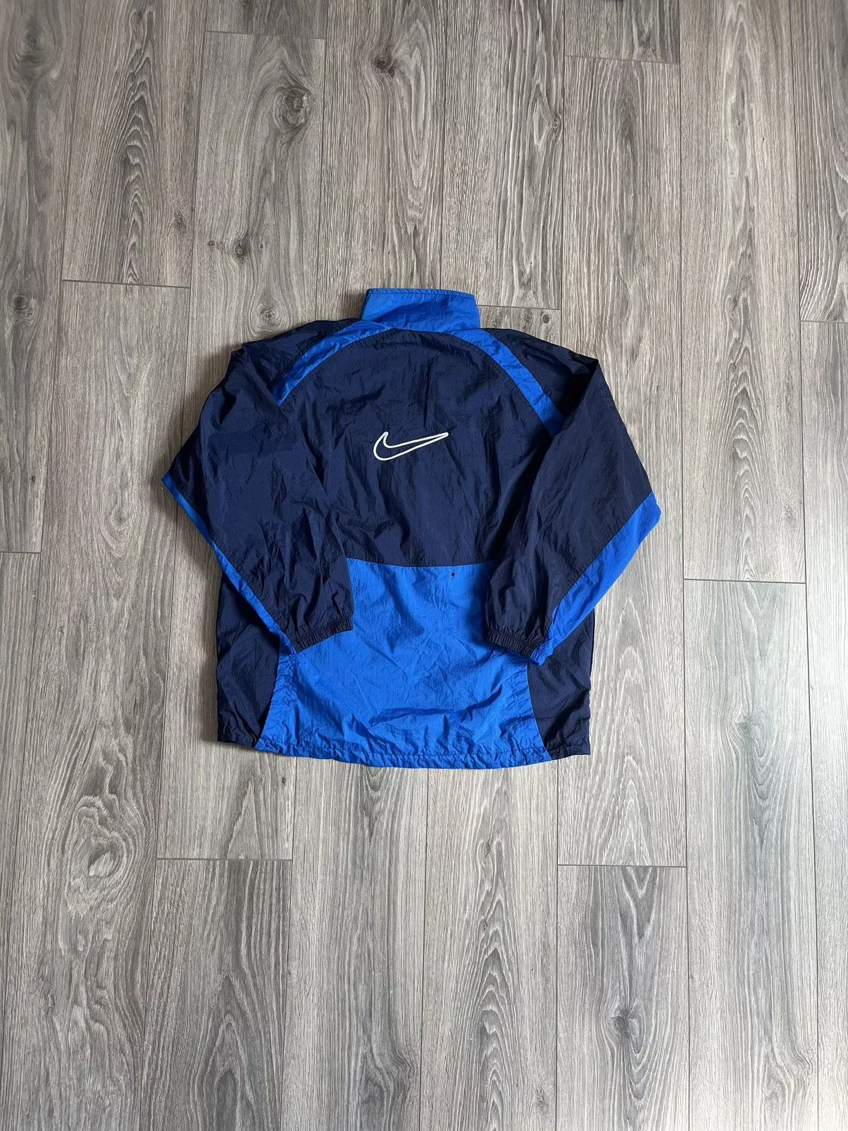 Nike Light Jackets Vintage 90s Nike Track Jacket Blue