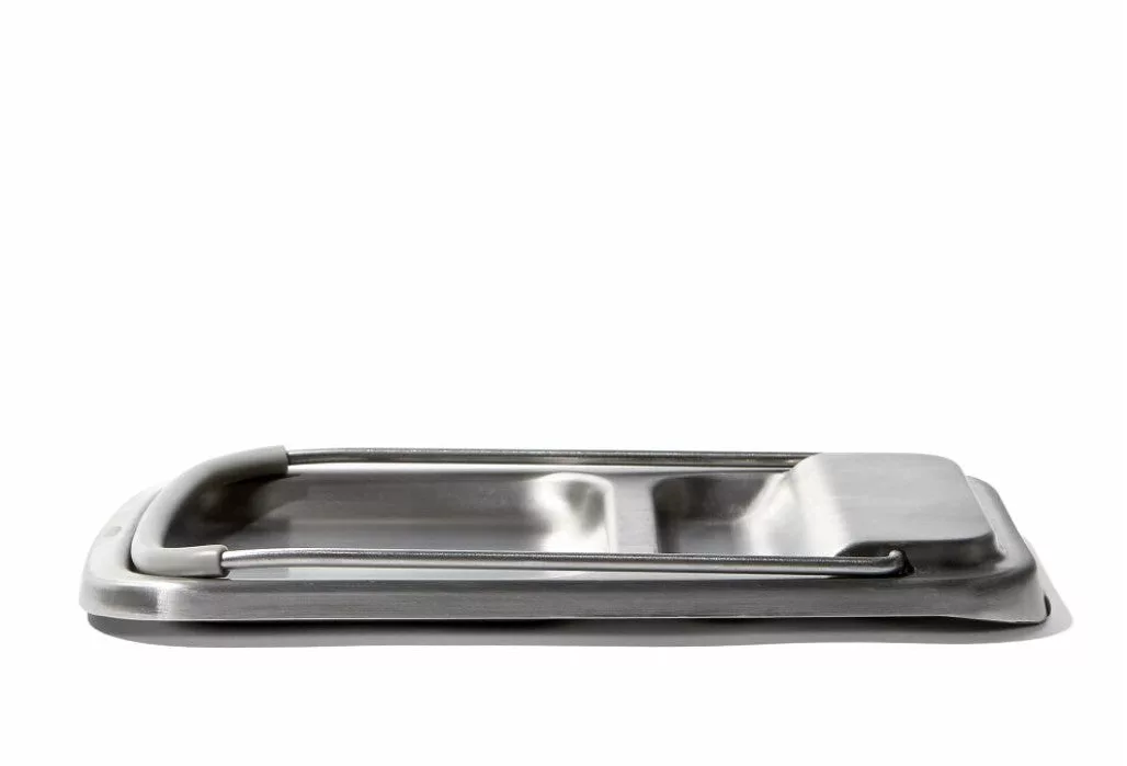 Stainless Spoon Rest with Lid Holder