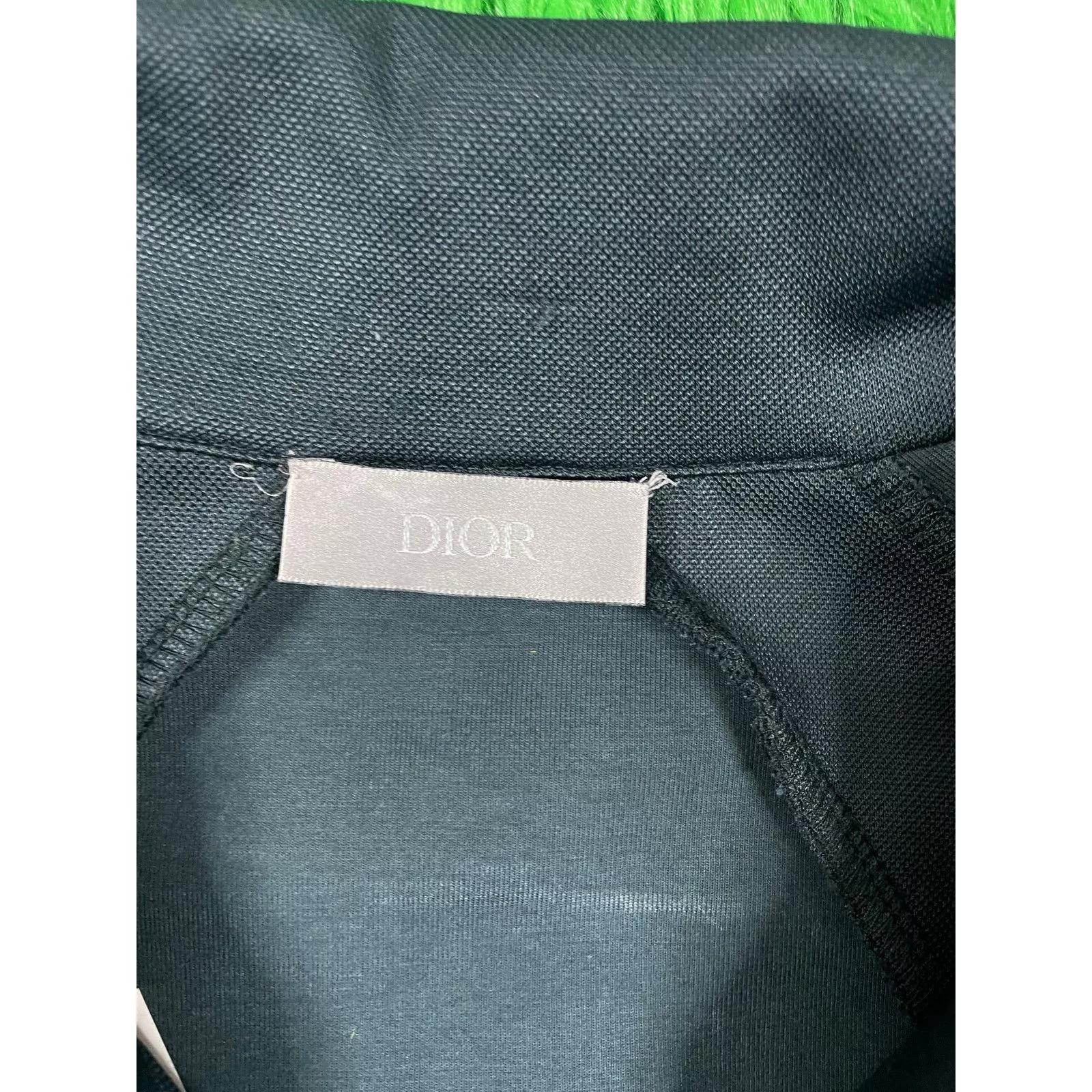 Dior Light Jackets Dior Small Logo Zip Up Turquoise Medium Used Green