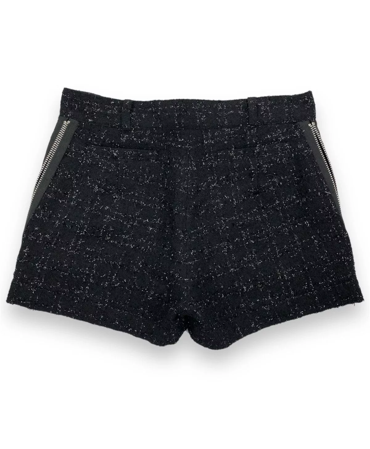 Designer Shorts Designer × Japanese Brand Nicky Hilton 09AW Side Zipper Shorts Black Avant-Garde