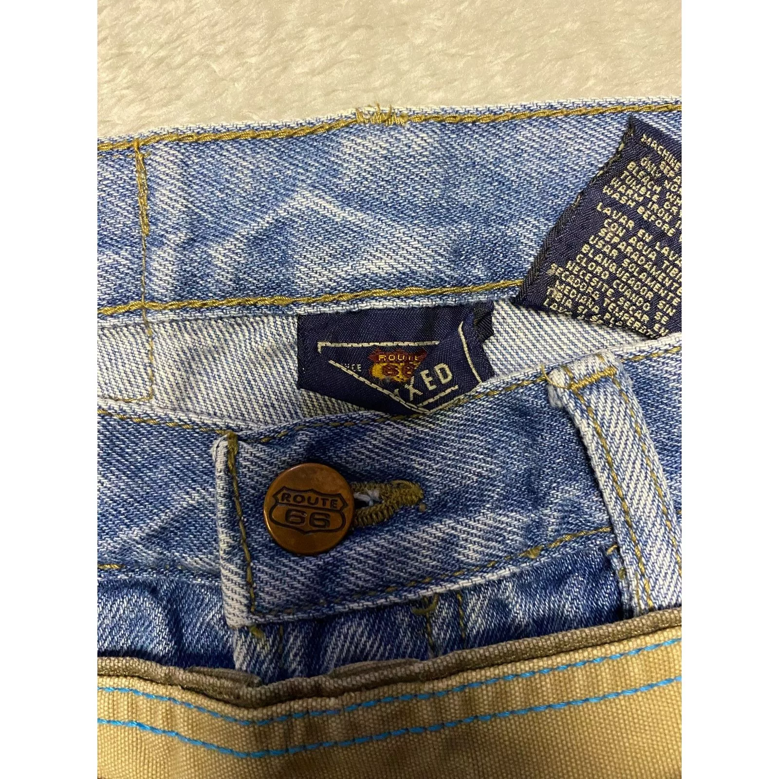 Columbia Shorts 2pcs Bundle Columbia cargo short and Route 66 size 34 Blue