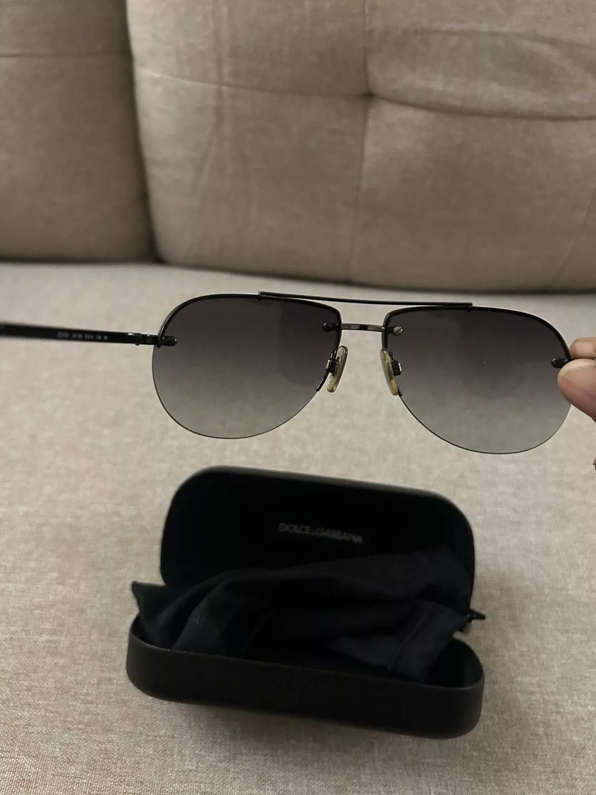 DOLCE & GABBANA SUNGLASSES Black