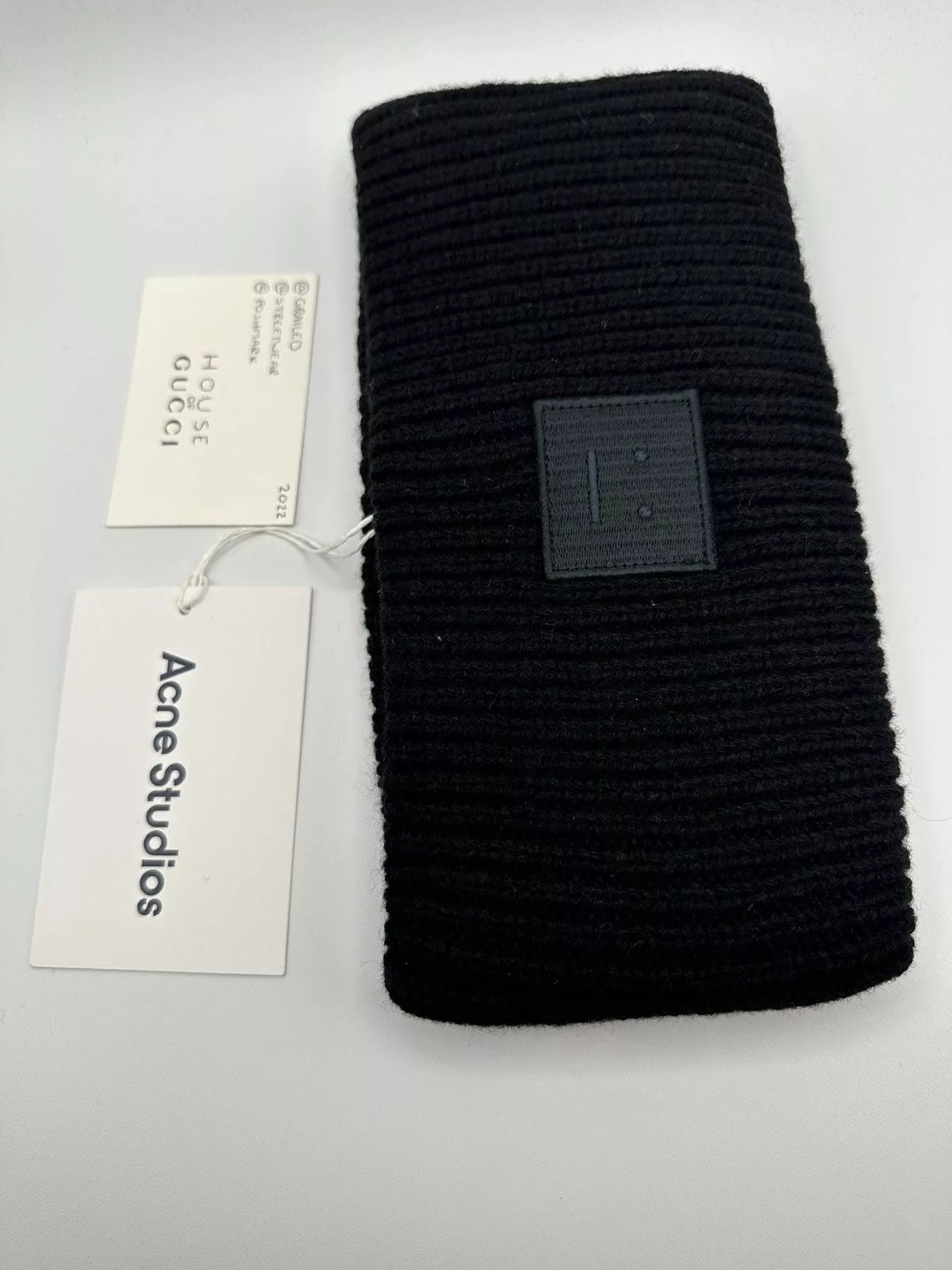 Acne Studios Miscellaneous Acne Studios Wool Bandana Black