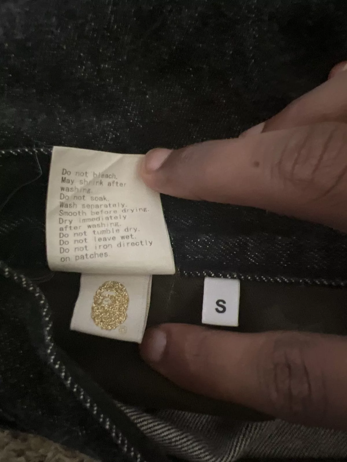Bape Denim Bape 1999 Type-02 Regular Denim Black