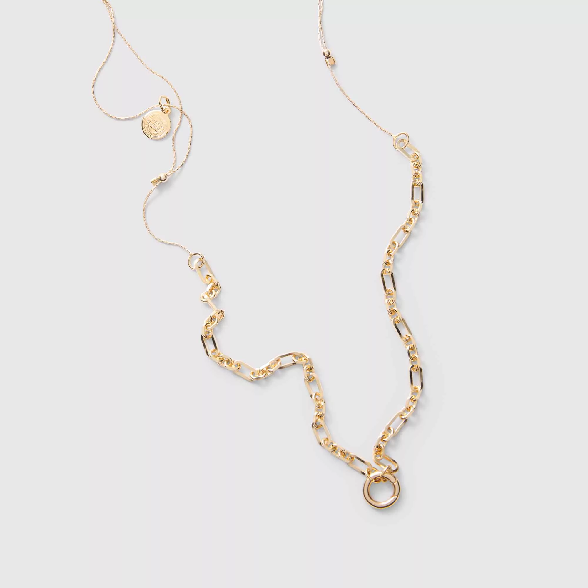 Tri Link Intention Chain Necklace