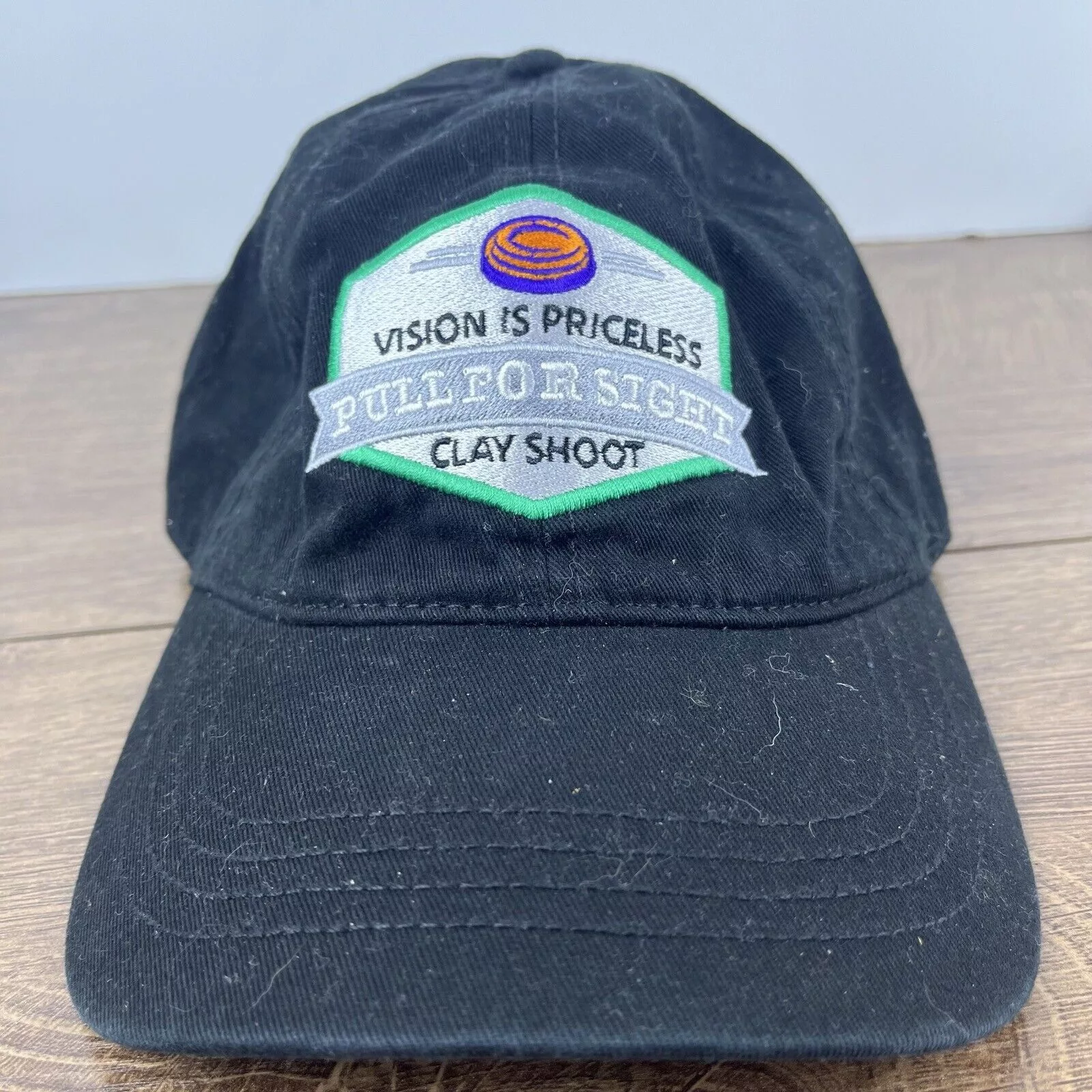 Other Hats Other Pull Por Sight Hat Clay Shoot Black Adjustable Hat Black Adu