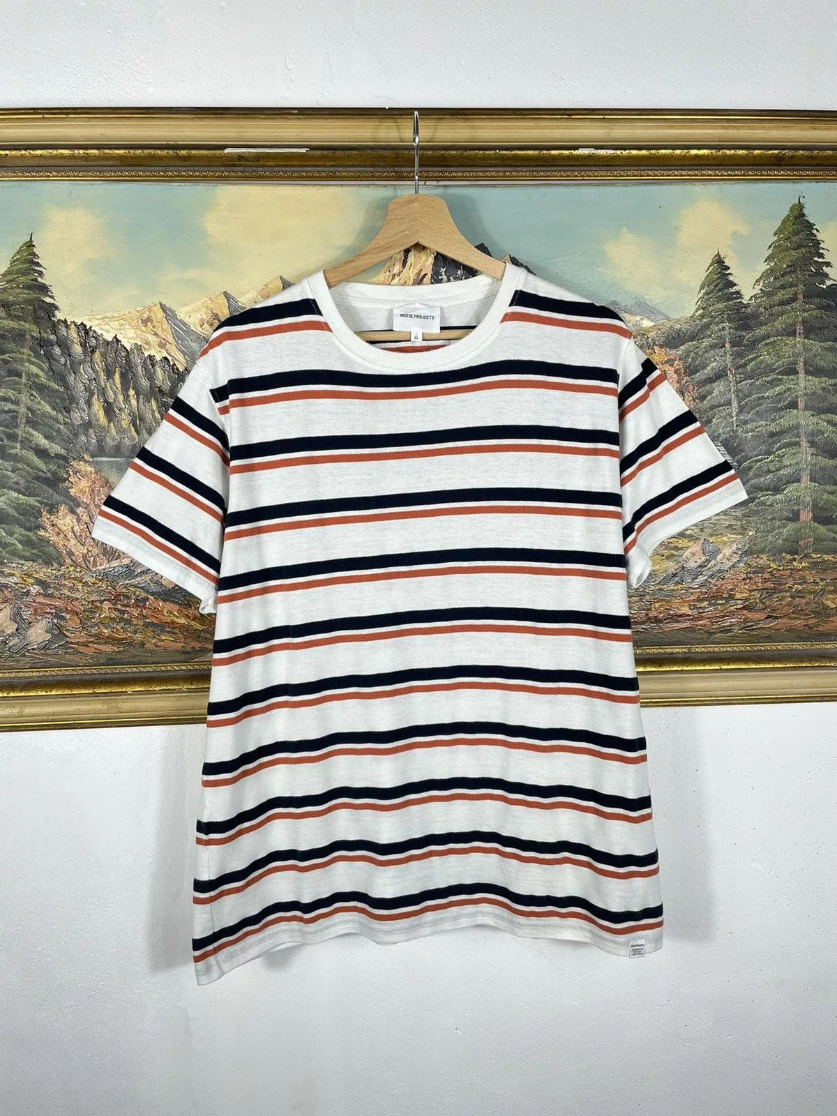 Norse Projects Short Sleeve T Shirts Norse Projects Norse Project Stripped T-shirt tees Multi Streetwear