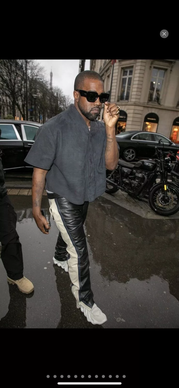 Yeezy Casual Pants UNRELEASED YEEZY SEASON 5 LEATHER BIKER PANTS Multi
