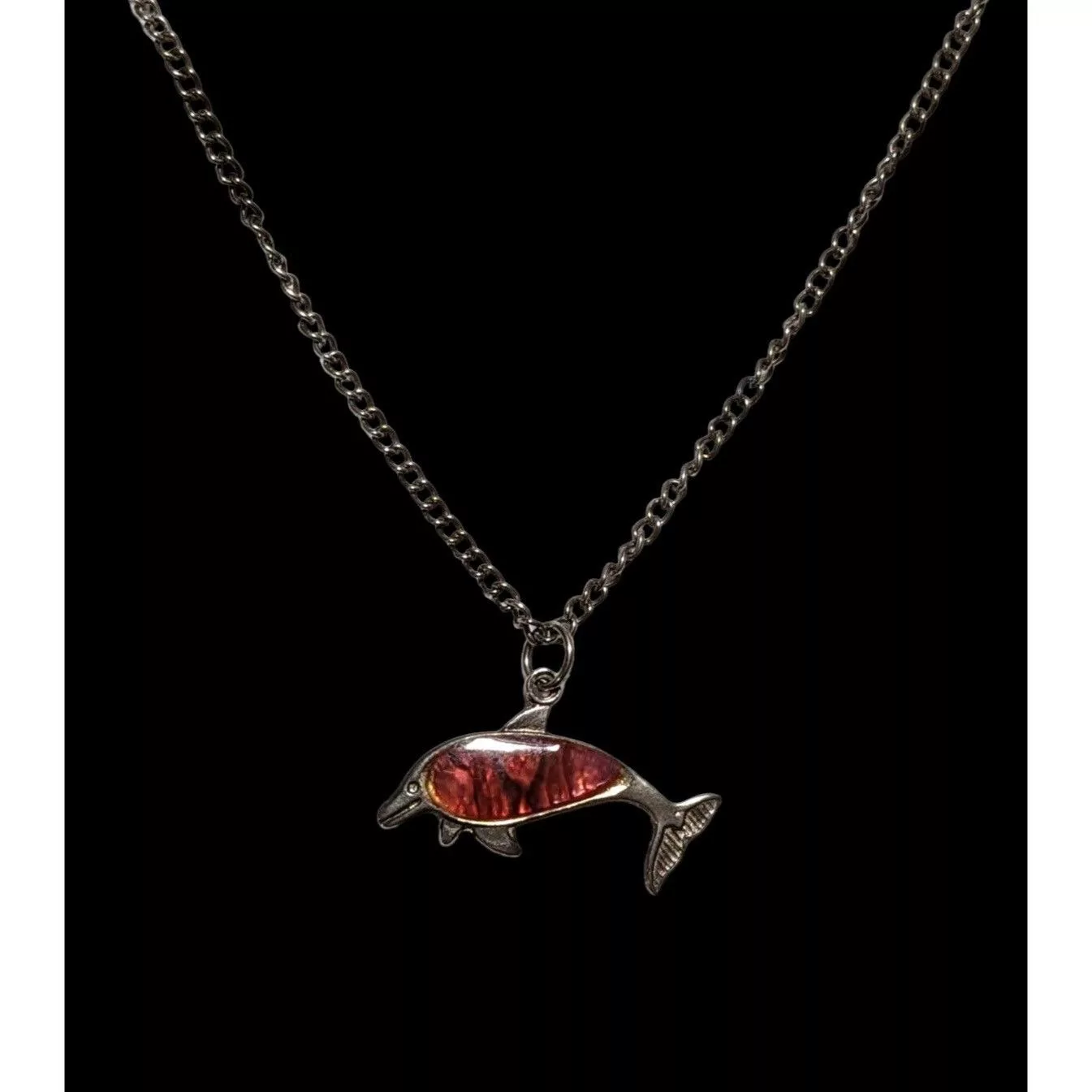 Other Necklaces Other Pink Shell Dolphin Necklace