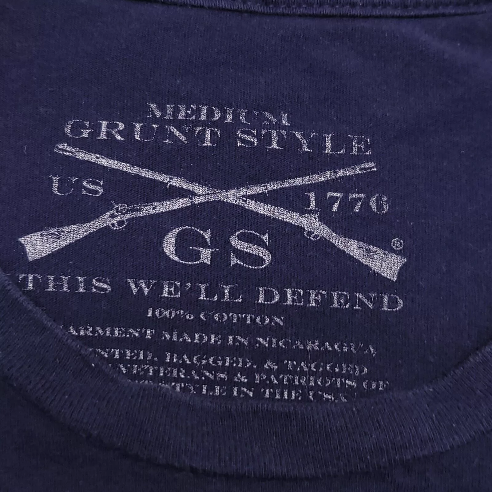 Grunt Style Short Sleeve T Shirts Grunt Style Tactical Yeti Pullover Graphic T Shirt Mens Size Medium Blue