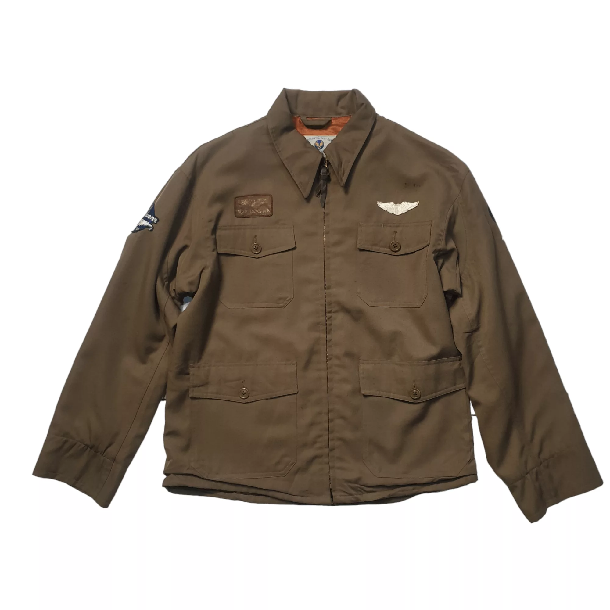 Buzz Rickson's Parkas Buzz Rickson's × Toyo Enterprises Buzz Ricksons Aero Medical Laboratory Test Sample Jacket Brown