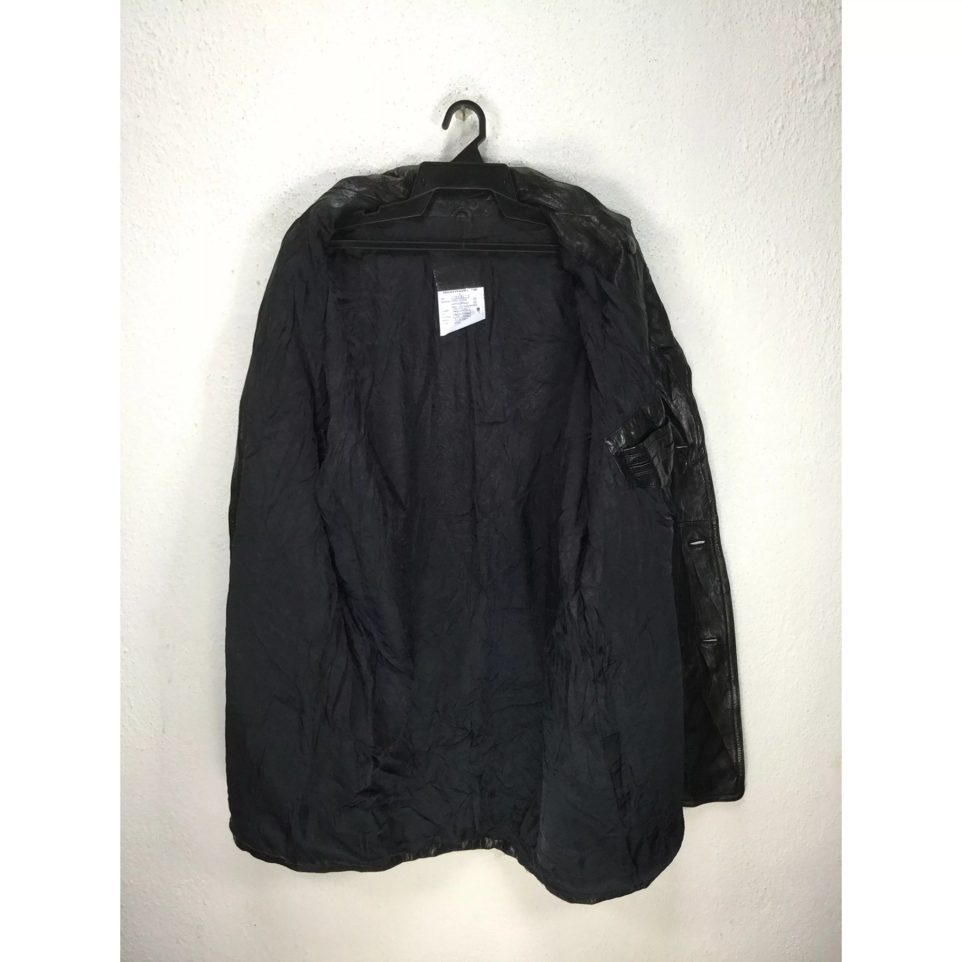 Vintage Leather Jackets Vintage Black Leather Coat Jacket