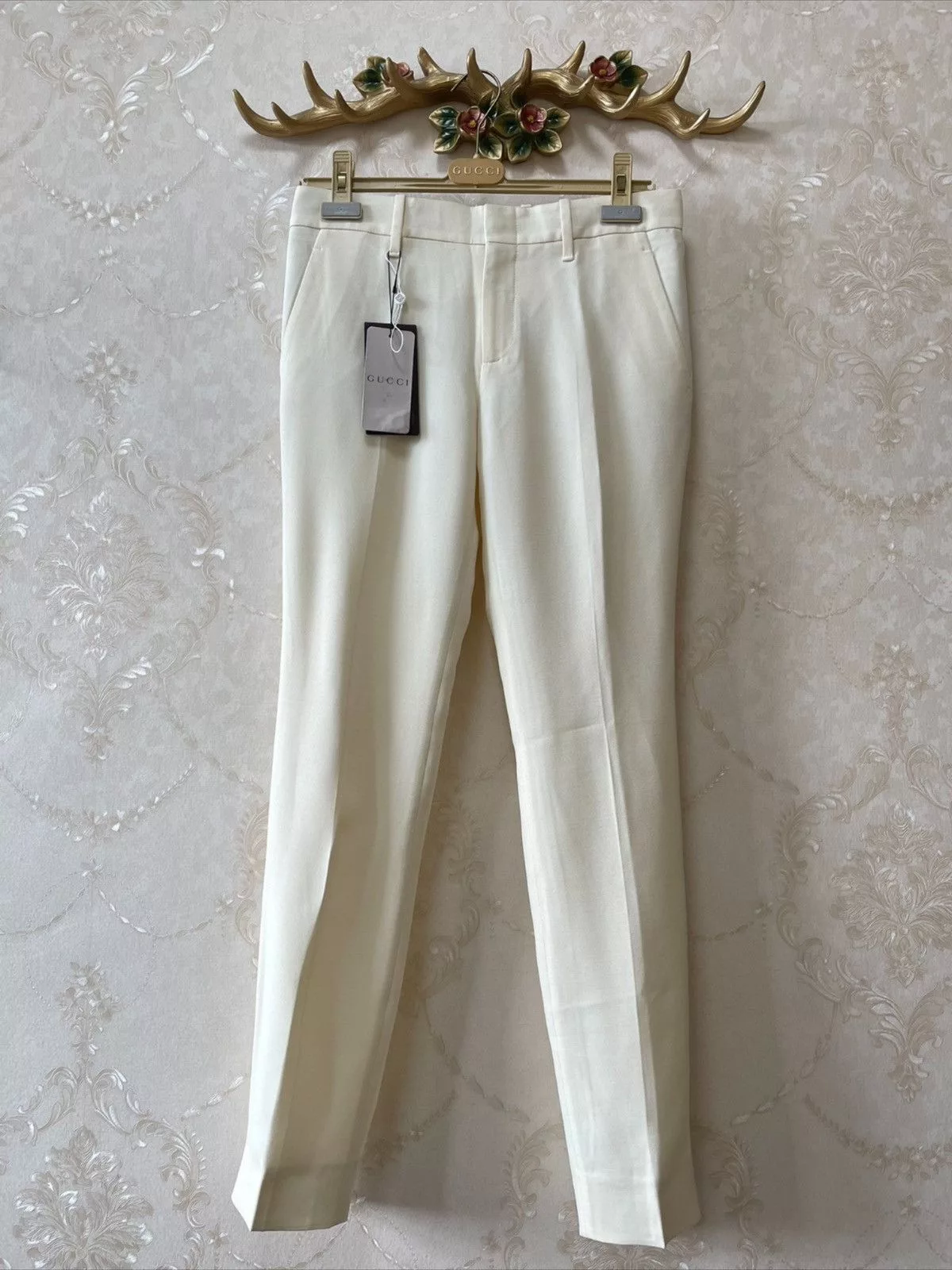 Gucci Pants Gucci classic trousers 38 White