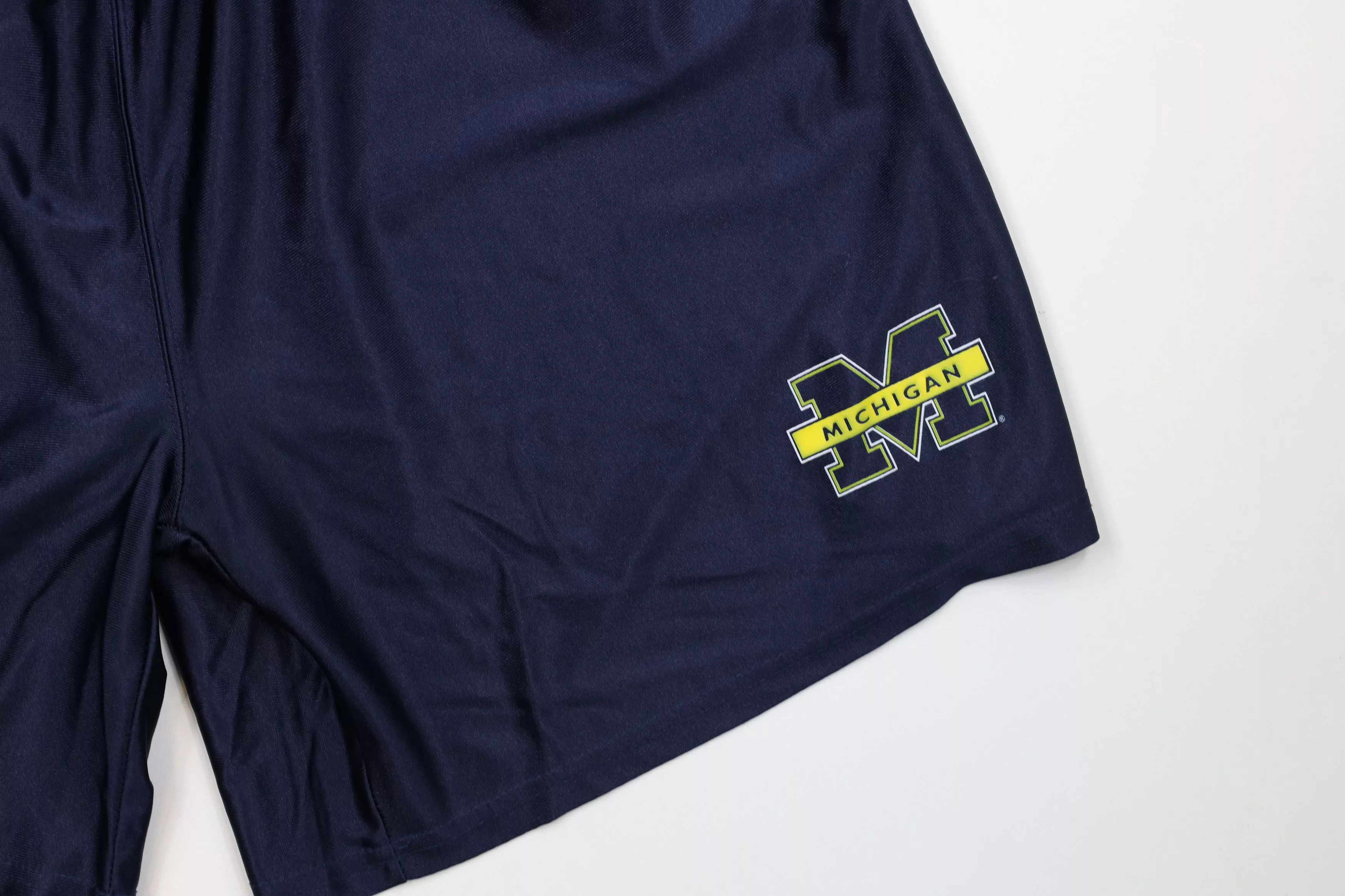 Starter Shorts Starter × Vintage Vintage 90s Starter University of Michigan Basketball Shorts Blue