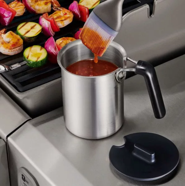 Grill Basting Pot and Brush