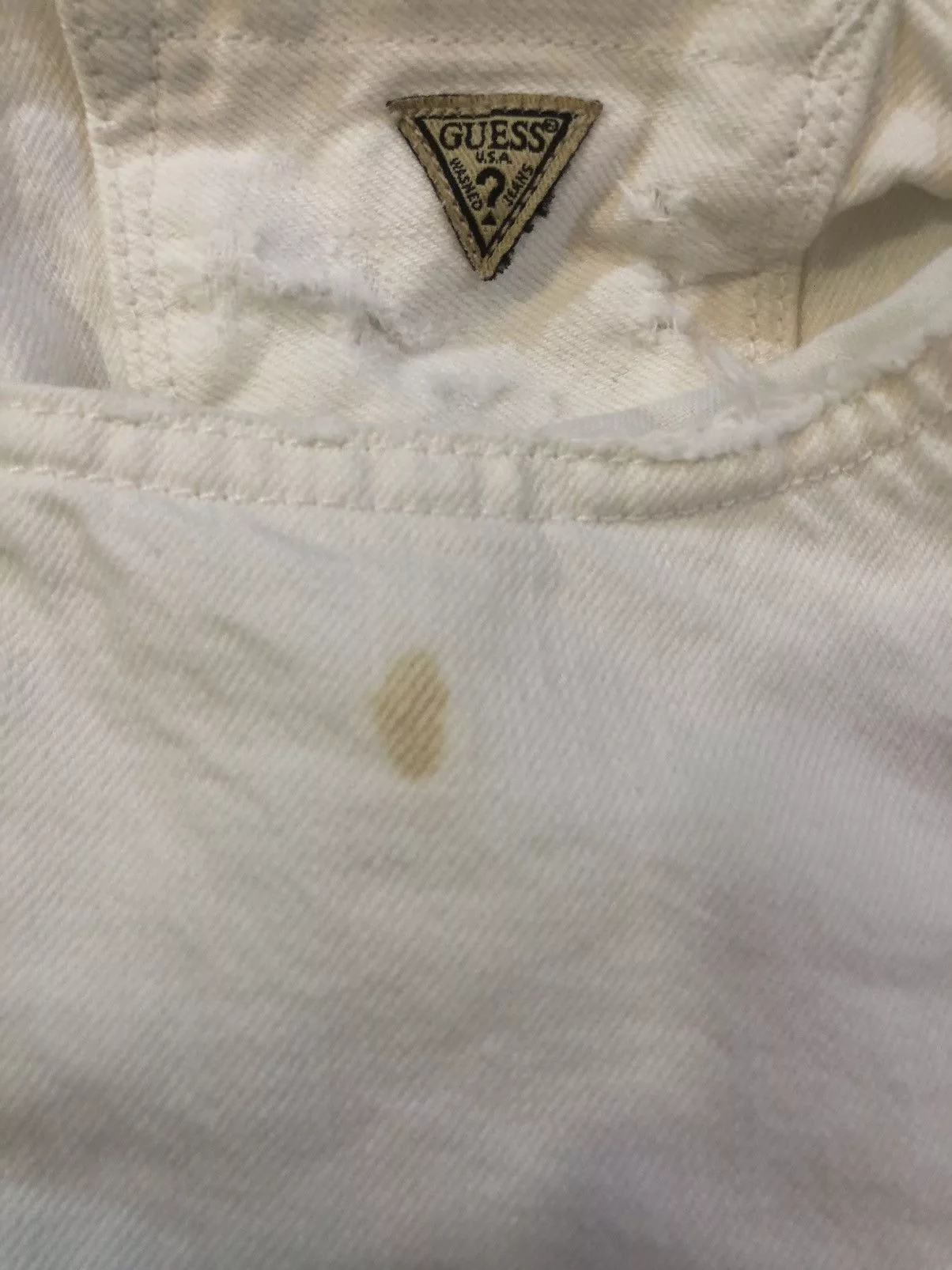Guess Denim Guess Distressed Denim jeans White