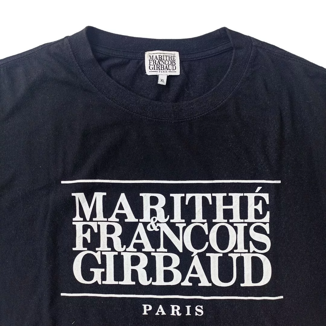 Marithe + Francois Girbaud Short Sleeve T Shirts Marithe + Francois Girbaud Vintage Y2K Marithe Francois Girboud T Shirt Black
