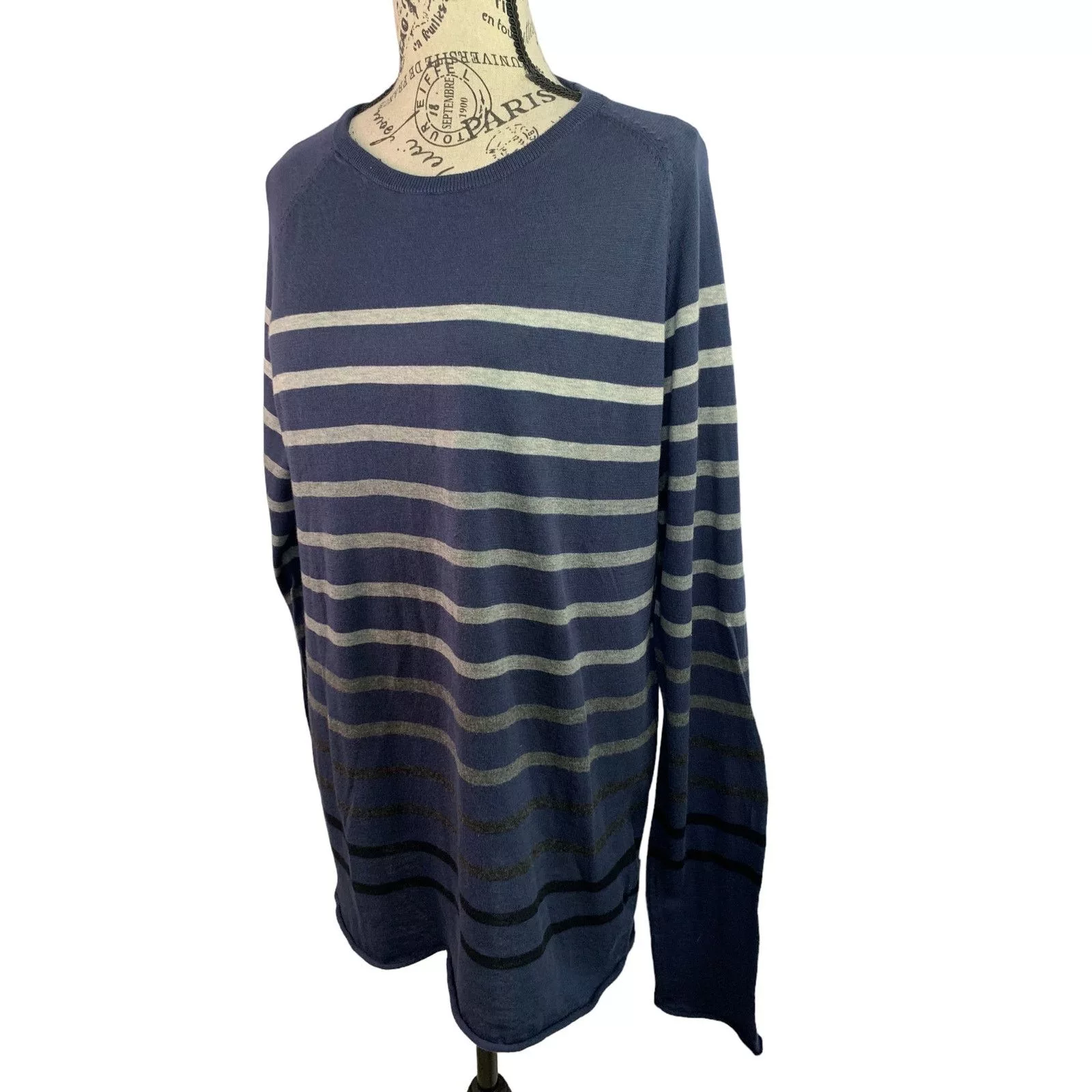 Jack & Jones Sweaters Knitwear Jack & Jones Sweater Men's L Pullover Crew Neck Slim Fit NEW Blue