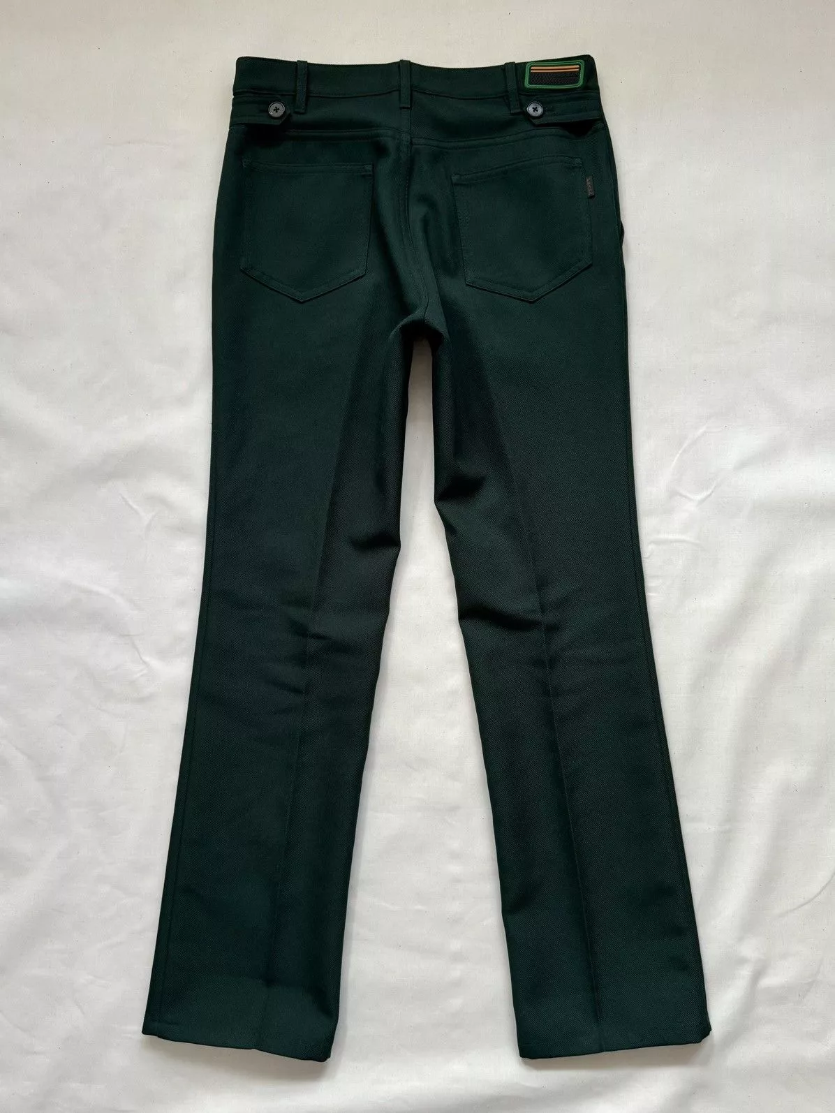 Prada Casual Pants Prada FW17 Disco Trousers Green