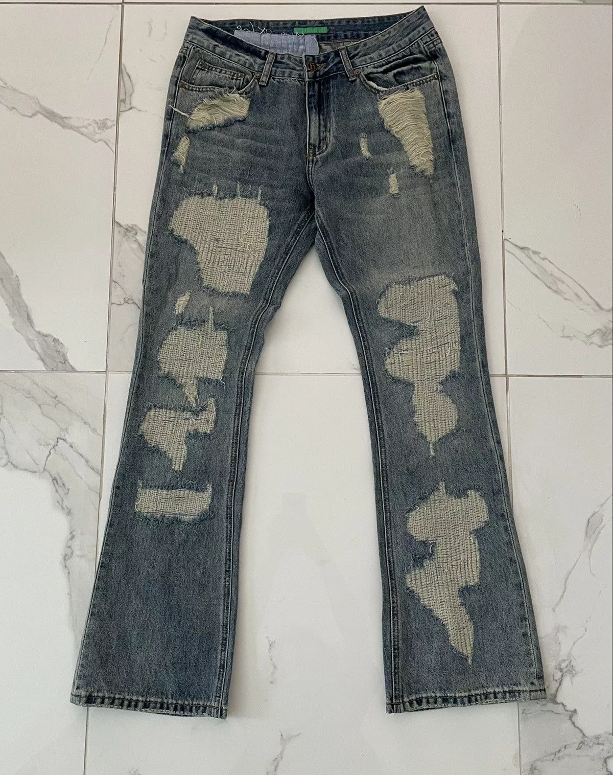 Handmade Denim Handmade × Vintage Handmade Rust denim Blue