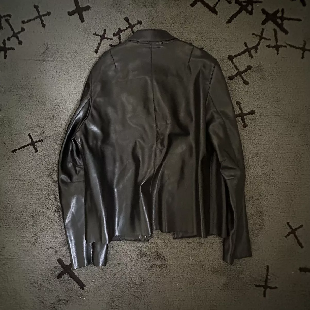 Neil Barrett Light Jackets Archive Neil Barrett Fall 2000 Polyurethane Jacket Vintage Black