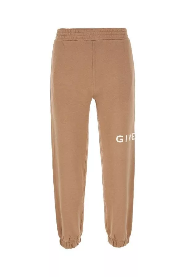 Givenchy Joggers Givenchy os11x0724 Biscuit Cotton Joggers in Beige