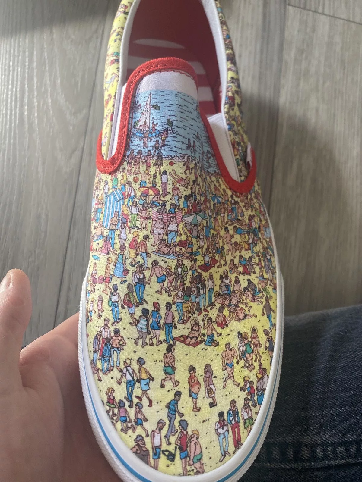 Vans Slip Ons Vans (Where’s Waldo) beach colour way Multi