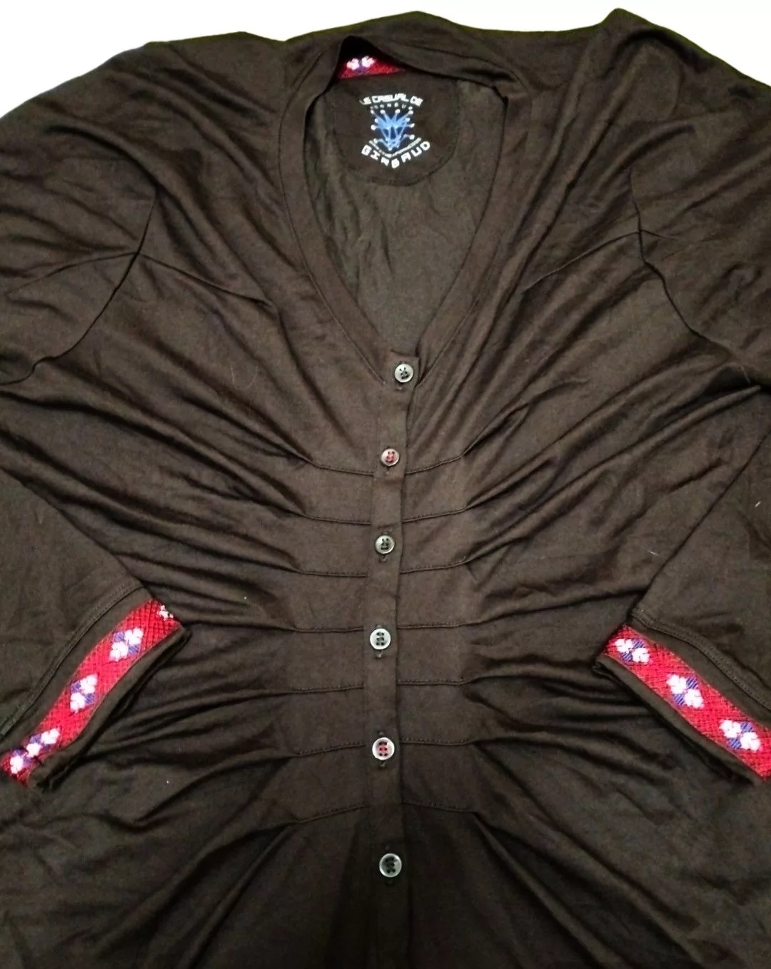 Designer Blouses Designer × Marithe + Francois Girbaud Le Casual De Honneur Marithe Francois Girbaud blouse Brown