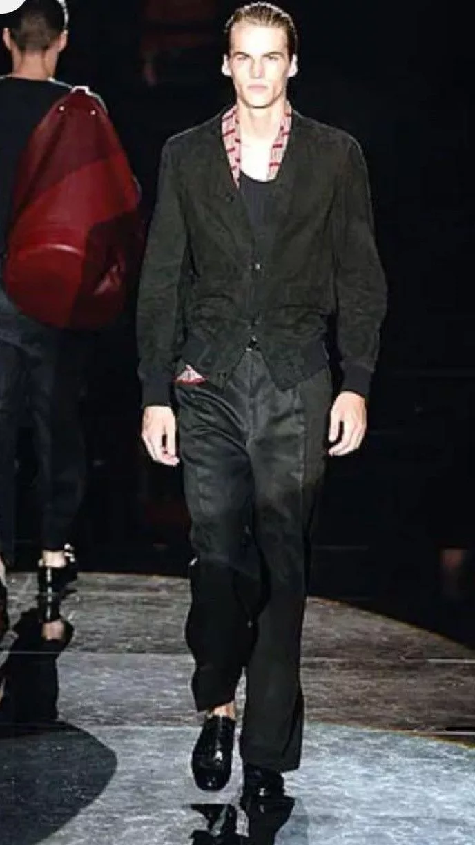 Gucci Jeans SS06 Gucci Wax Coated pants Multi