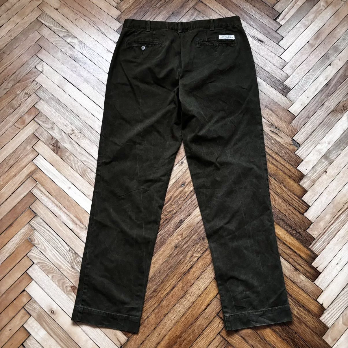 Polo Ralph Lauren Casual Pants Polo Ralph Lauren × Ralph Lauren Blue Label × Vintage Vintage Polo Ralph Lauren Chino Casual Pants Size 34/32 Green