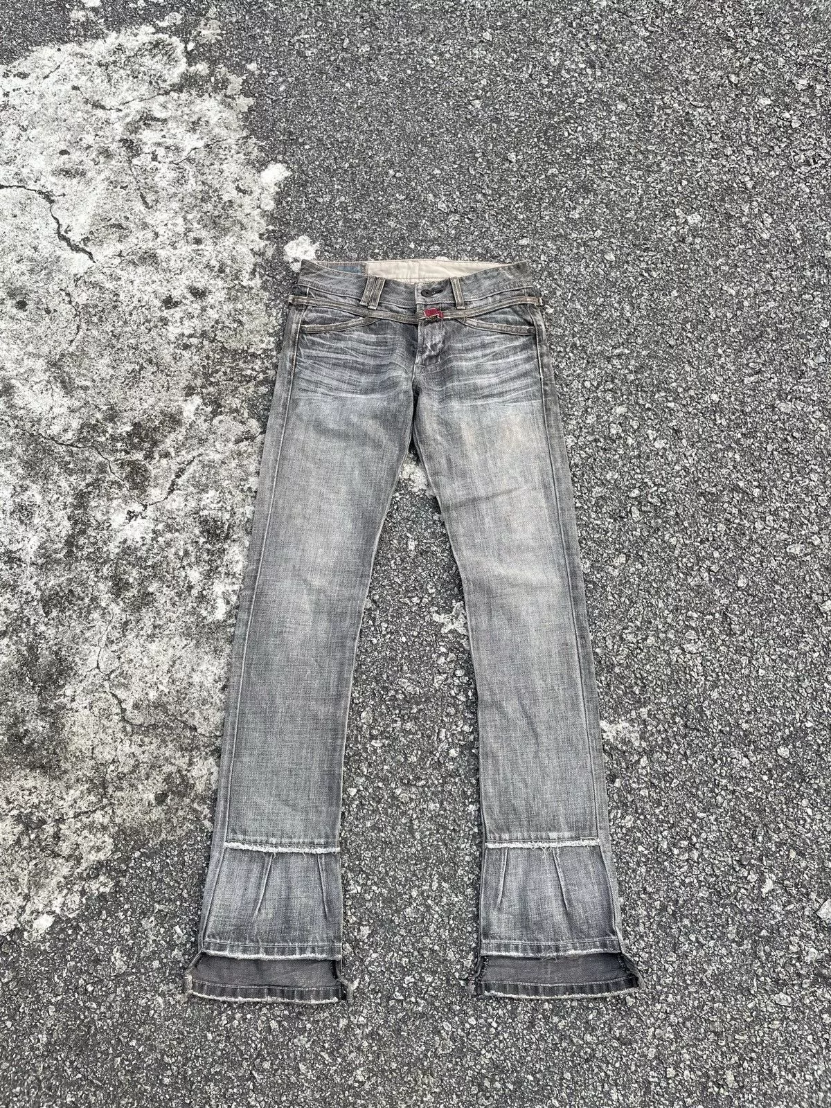 Marithe + Francois Girbaud Denim Marithe + Francois Girbaud Vintage MFG punk Style Denim Black Avant-Garde