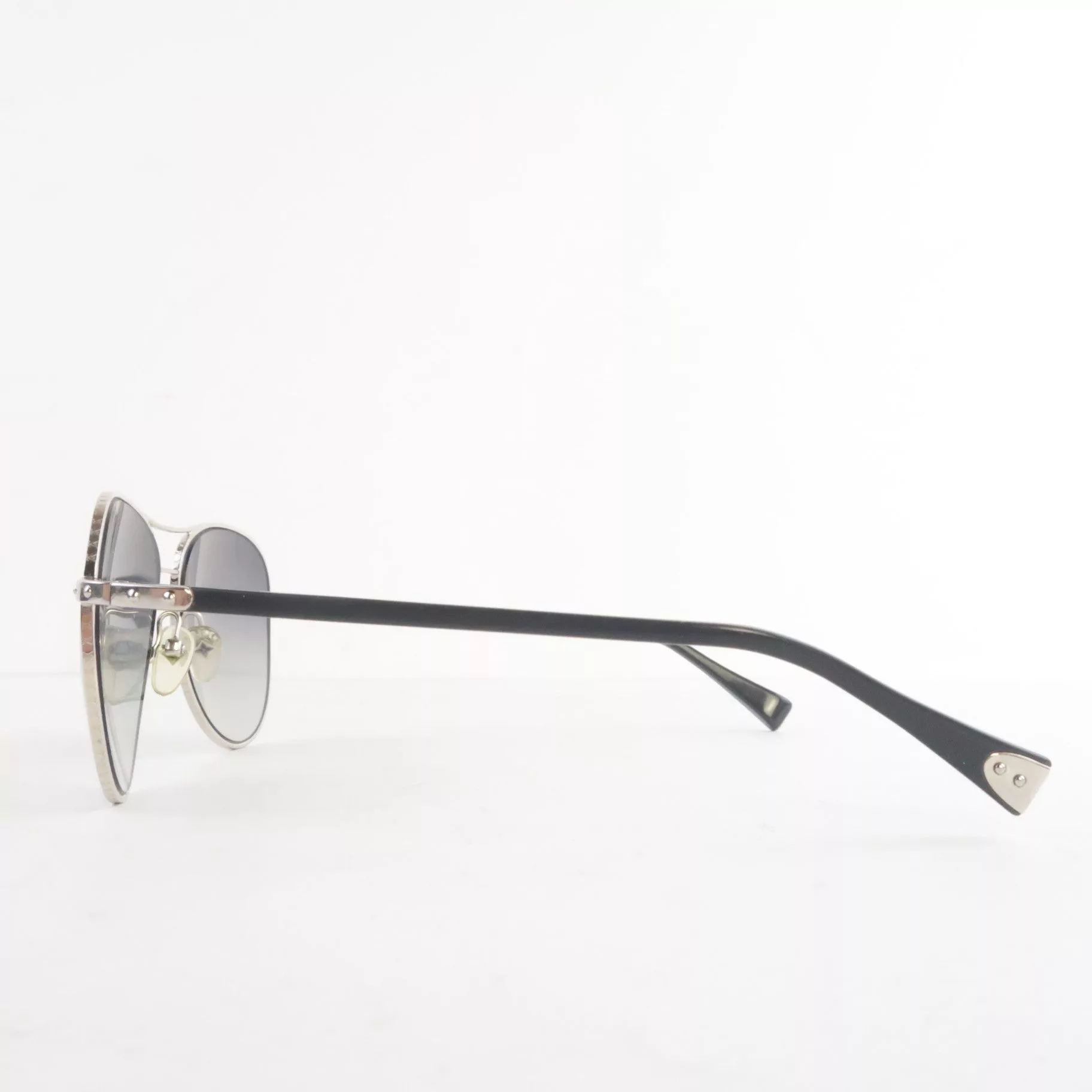 Louis Vuitton Sunglasses Louis Vuitton Silvertone Monogram Conspiration Pilote Multi