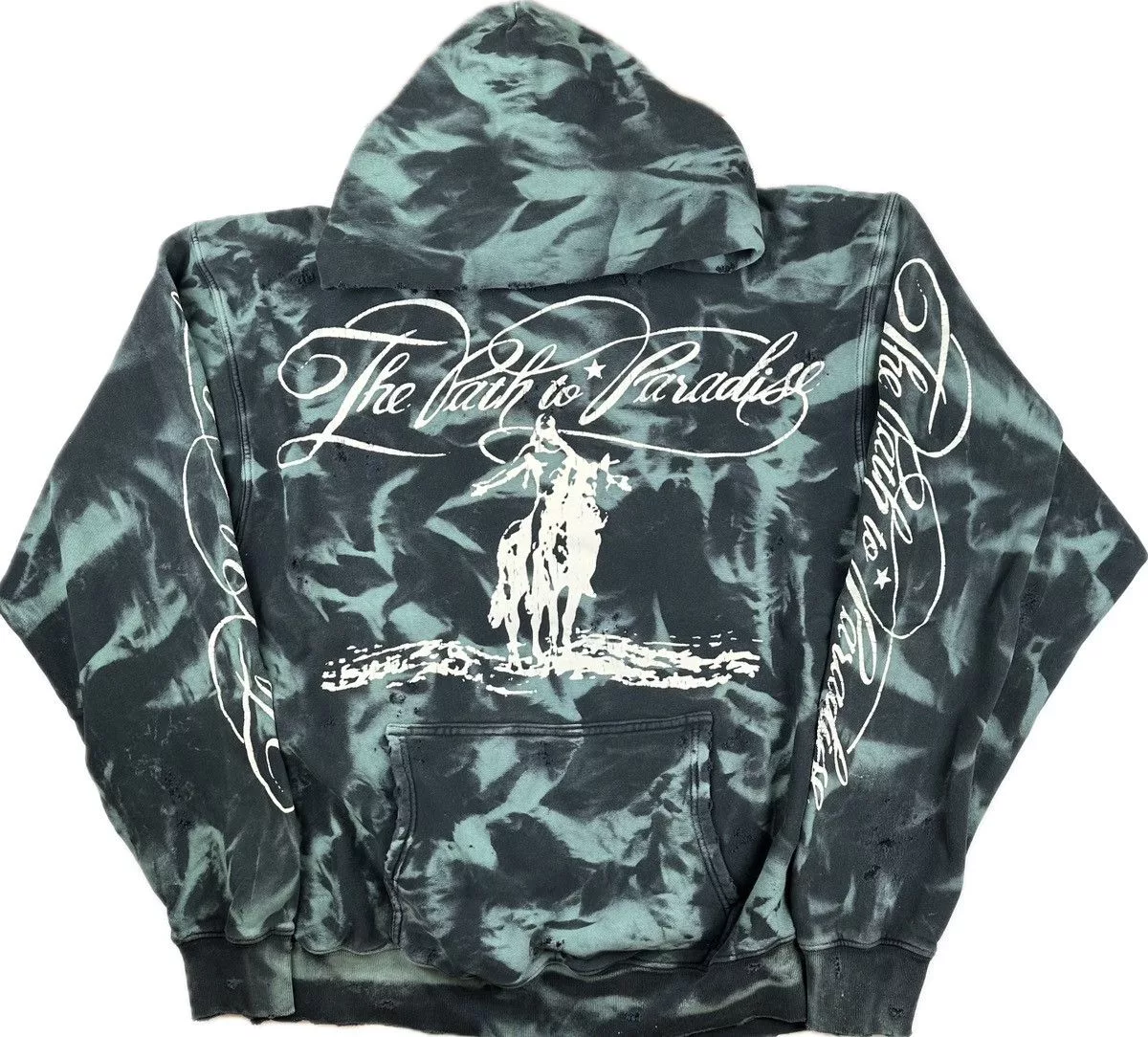 HELLSTAR Sweatshirts Hoodies Hellstar Green Marble Paradise Hoodie