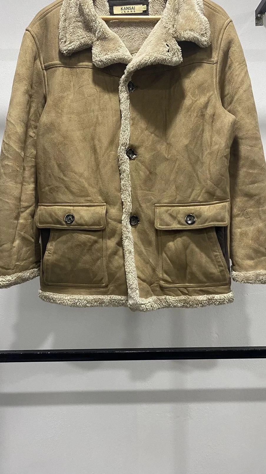 Other Heavy Coats Other 🚨FINAL DROP🚨 Kansai Jeans Suede Fleece Jacket Brown Avant-Garde