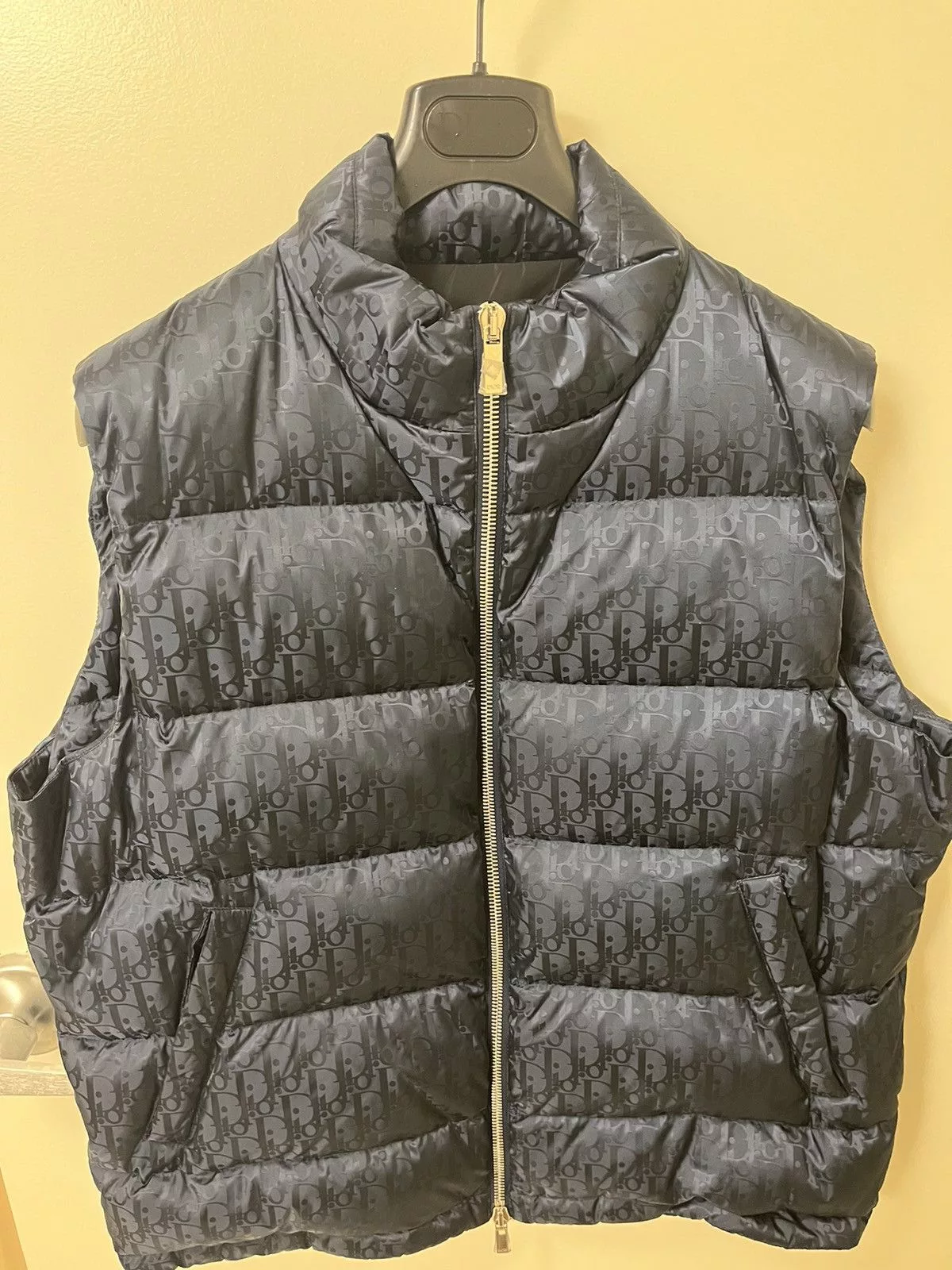 Dior Vests Dior Oblique Vest Blue