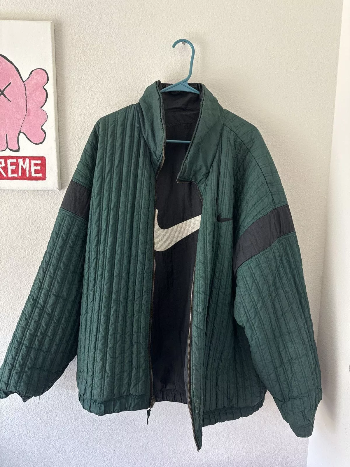 Nike Light Jackets Nike × Vintage Vintage interchangeable Nike jacket Black