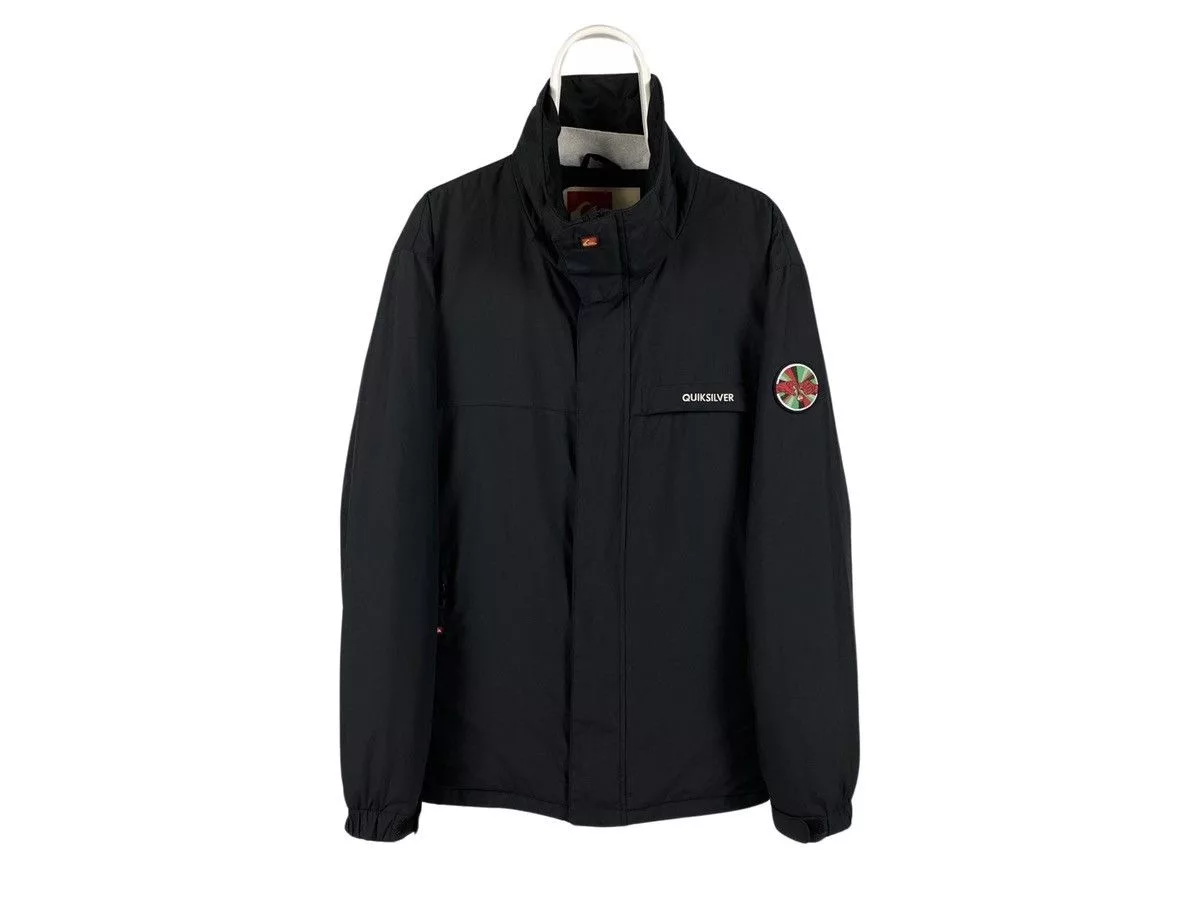 Quiksilver Light Jackets Quiksilver × Vintage Vintage Quicksilver 5000 Ski Jacket Black Streetwear
