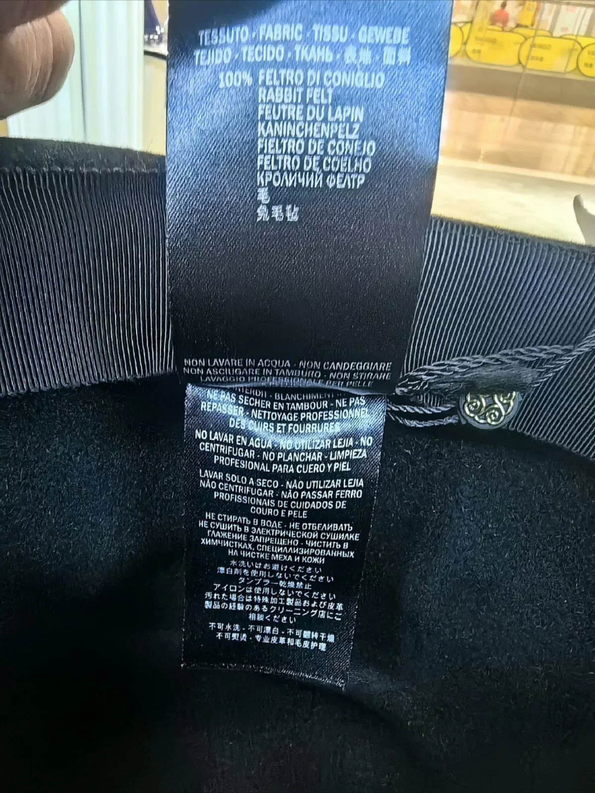 Gucci Hats Gucci runway black wool hat
