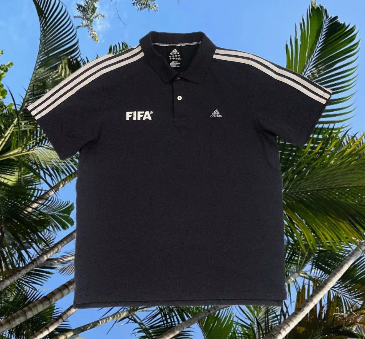Adidas Polos FIFA adidas polo shirt Blue Sportswear