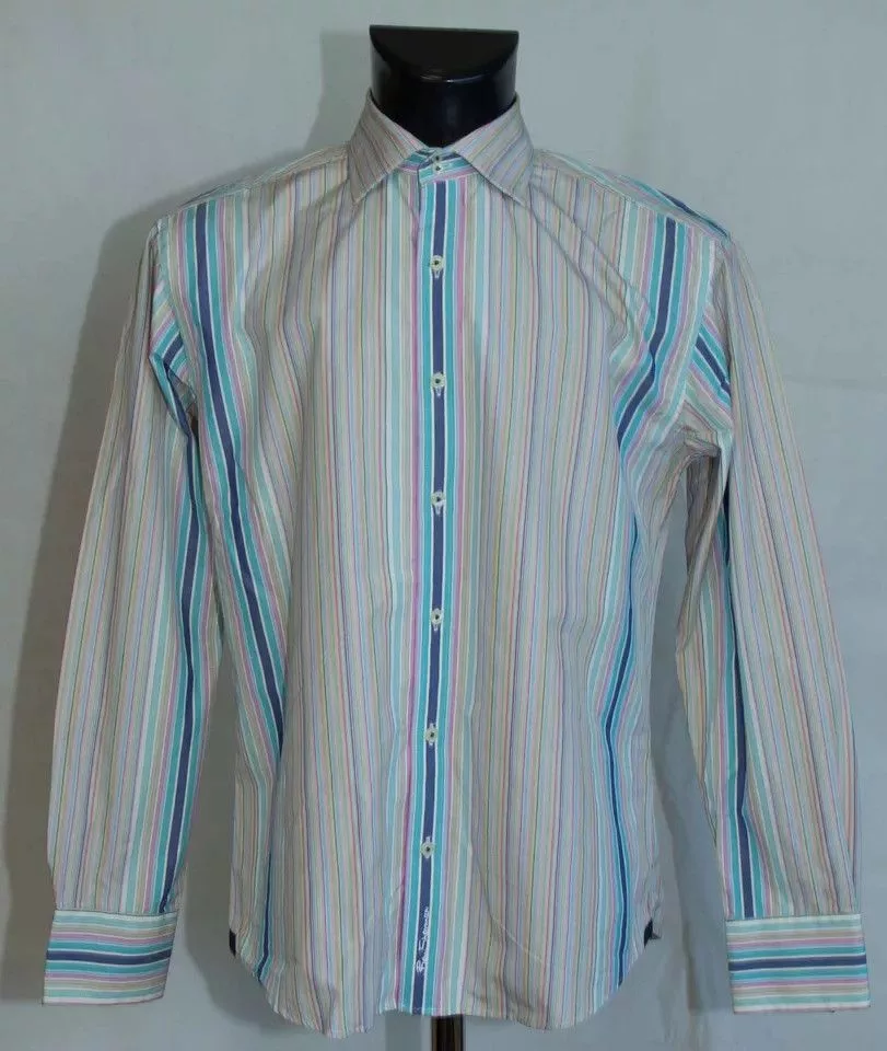 Ben Sherman Shirts Button Ups MENS BEN SHERMAN SHIRT LONG SLEEVE SIZE M EXCL Multi
