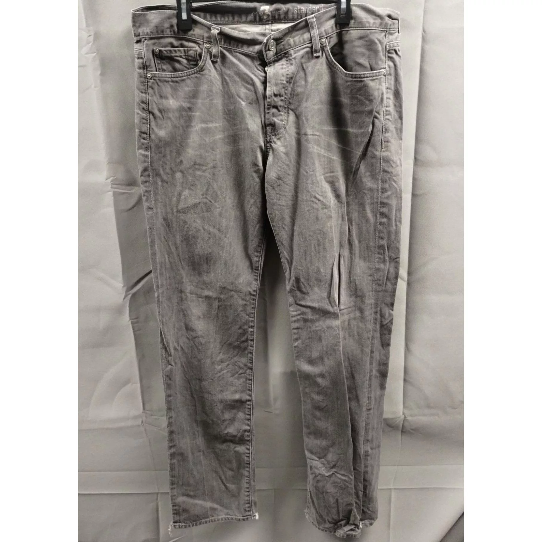 7 For All Mankind Denim 7 For All Mankind Men's Grey Pants/Jeans/Standard Fit Sz36 S Gray